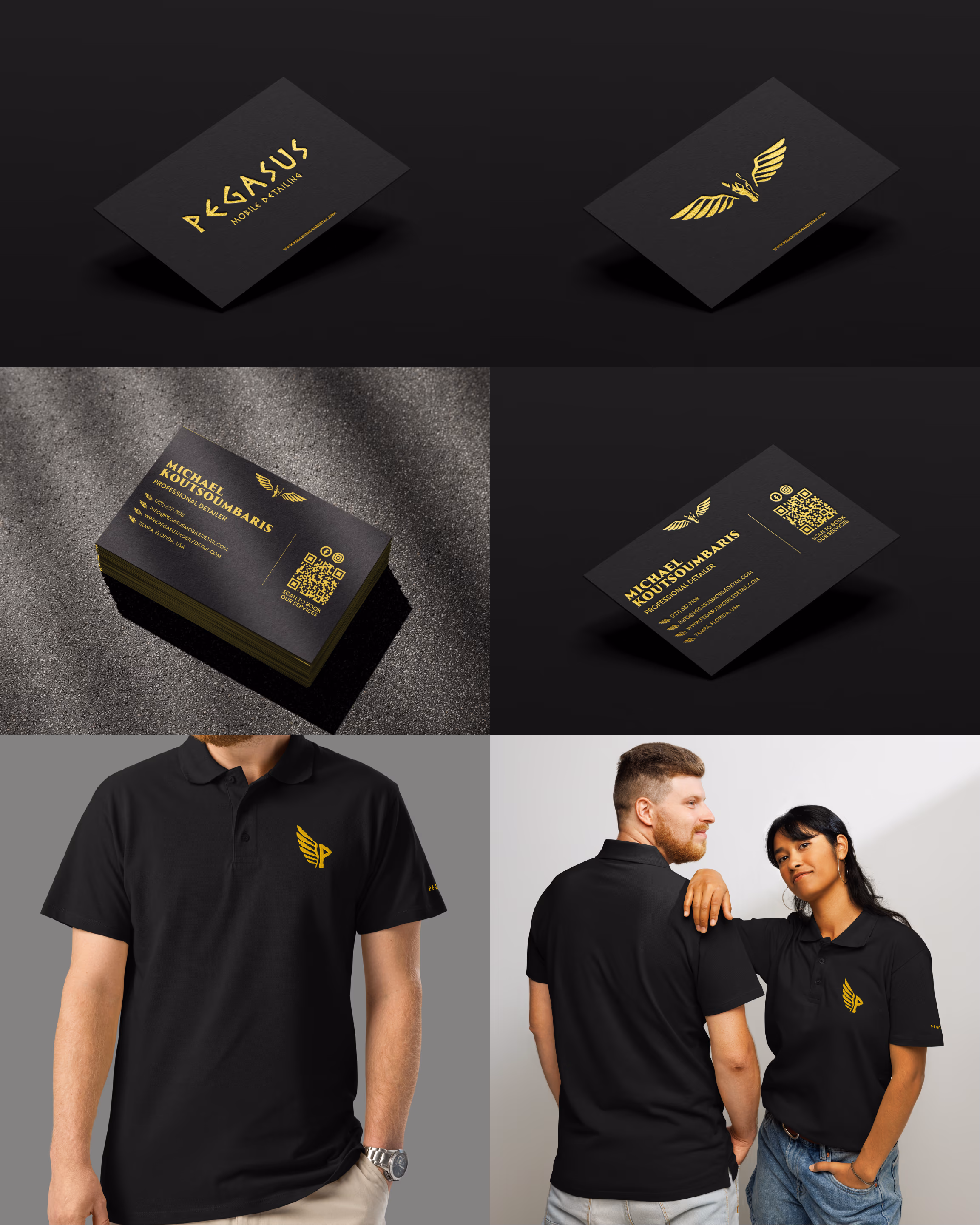 Pegaus assets , Business Card , Uniforms